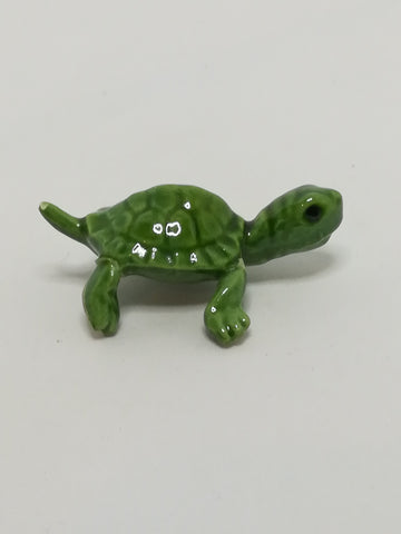 Miniature Green Ceramic Tortoise (Miniature, suitable for printer's tray)