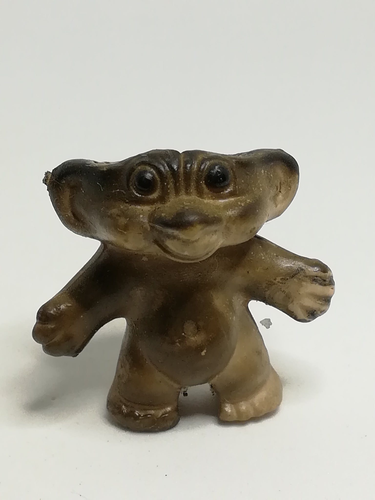 Miniature Gray & Beige Troll (Miniature, suitable for printer's tray)