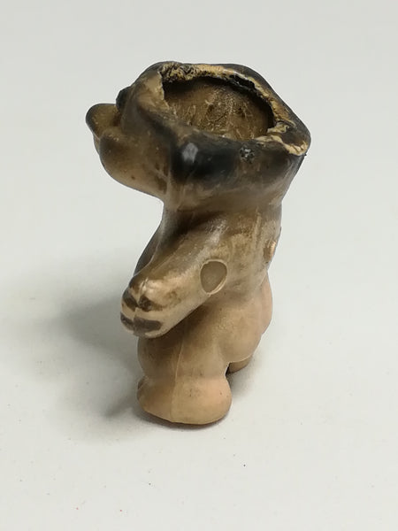 Miniature Gray & Beige Troll (Miniature, suitable for printer's tray)