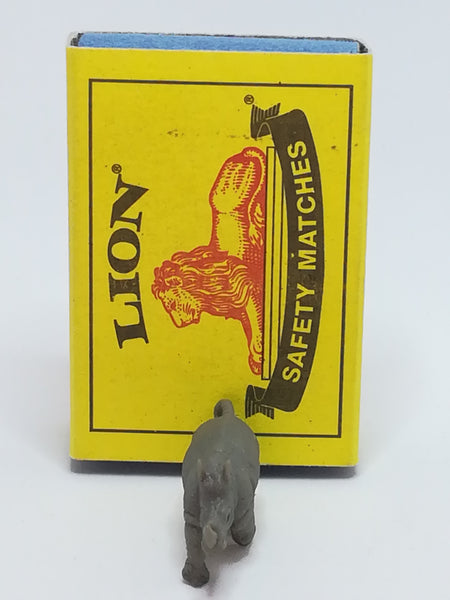 Miniature Grey Rhinoceros - like Schleich (Miniature, suitable for printer's tray)