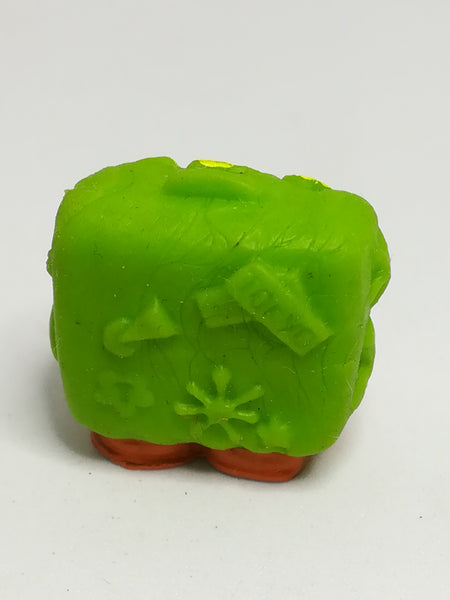Miniature Green & Yellow Pencil Popper Orange Shoe (Miniature, suitable for printer's tray)