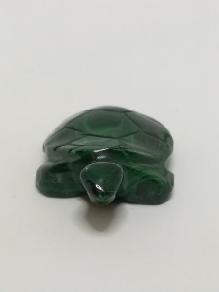 Miniature Dark Green Ceramic Tortoise (Miniature, suitable for printer's tray)