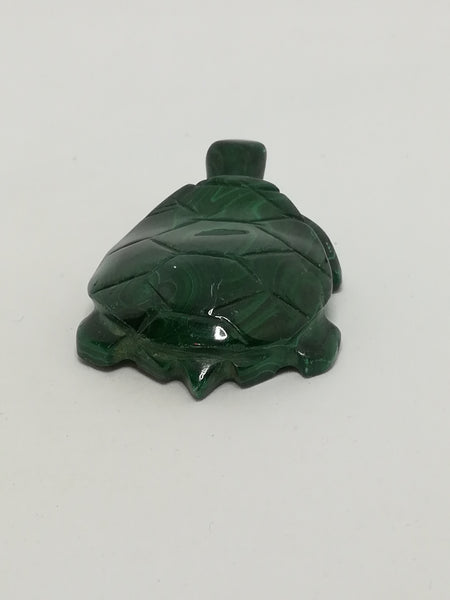 Miniature Dark Green Ceramic Tortoise (Miniature, suitable for printer's tray)