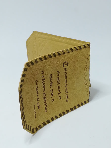 Small 1948 Printed Christmas Card with Calendar
