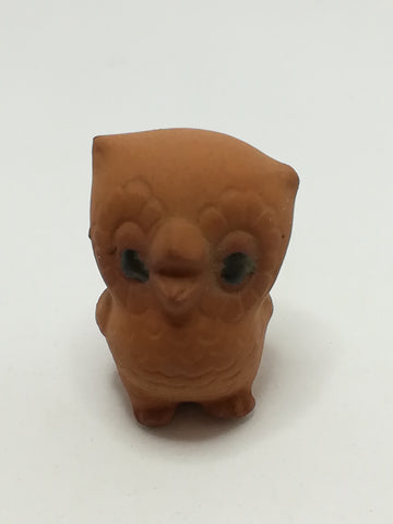 Miniature Ceramic Owl Black Eyes (Miniature, suitable for printer's tray)