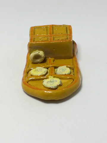 Miniature Ceramic Kitchen Armoire - Style 1 (Miniature, suitable for printer's tray)