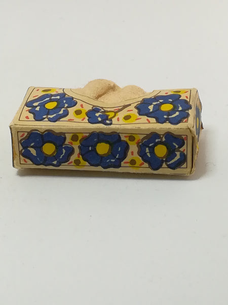 Miniature Tissue Box with Painted Design (Miniature, suitable for printer's tray)