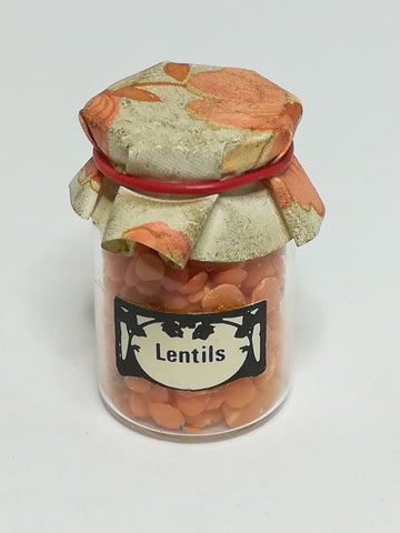 Miniature Bottle Lentils (Miniature, suitable for printer's tray)