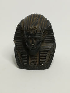 Small Wooden Dark Brown Pharaoh Egypt