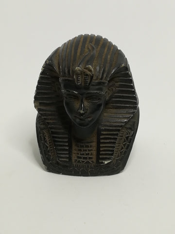 Small Wooden Dark Brown Pharaoh Egypt