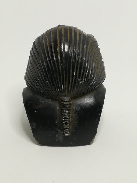 Small Wooden Dark Brown Pharaoh Egypt