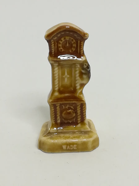 Miniature Ceramic Brown Grandfather Clock (Wade) (Miniature, suitable for printer's tray)