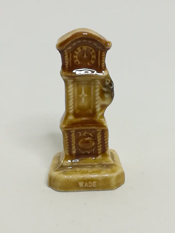 Miniature Ceramic Brown Grandfather Clock (Wade) (Miniature, suitable for printer's tray)