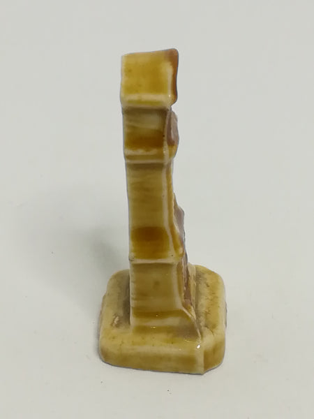 Miniature Ceramic Brown Grandfather Clock (Wade) (Miniature, suitable for printer's tray)