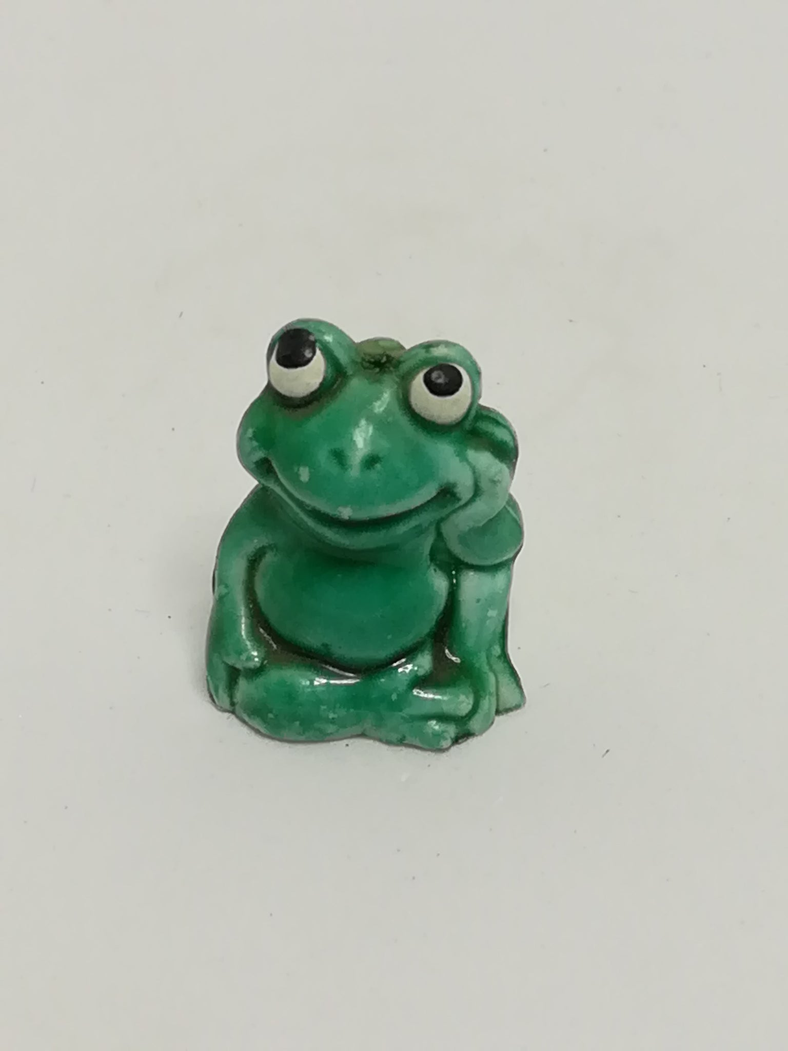 Miniature Green Frog Relaxing (Miniature, suitable for printer's tray)