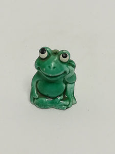 Miniature Green Frog Relaxing (Miniature, suitable for printer's tray)