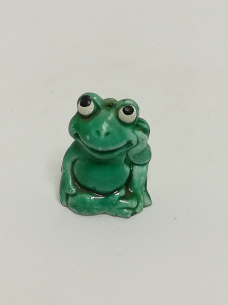 Miniature Green Frog Relaxing (Miniature, suitable for printer's tray)
