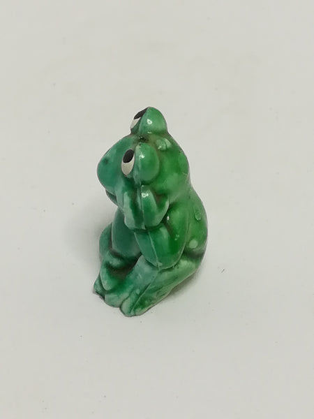 Miniature Green Frog Relaxing (Miniature, suitable for printer's tray)