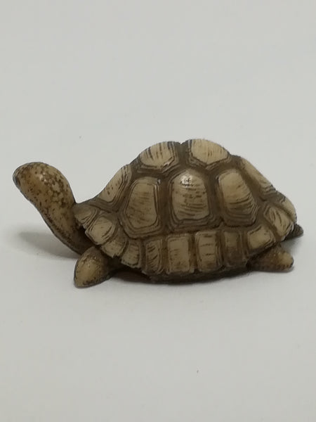 Miniature Cream & Brown Tortoise - Design 2 (Miniature, suitable for printer's tray)