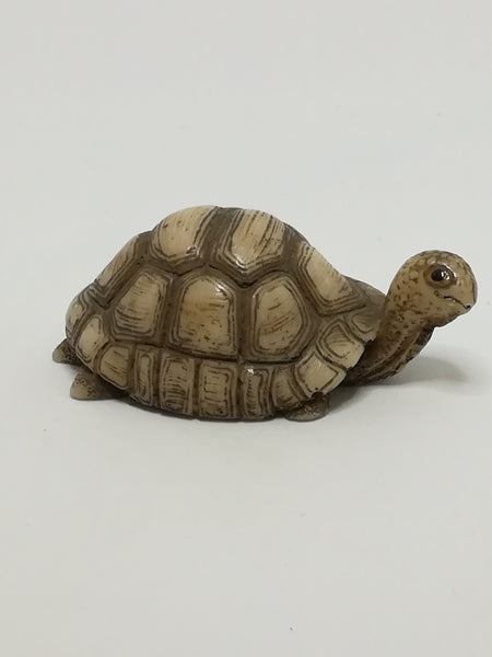 Miniature Cream & Brown Tortoise - Design 2 (Miniature, suitable for printer's tray)