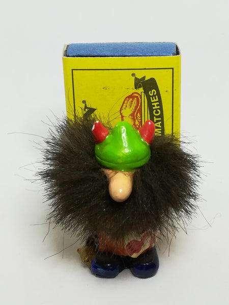 Miniature Wooden Dwarf Ready For War (Miniature, suitable for printer's tray)