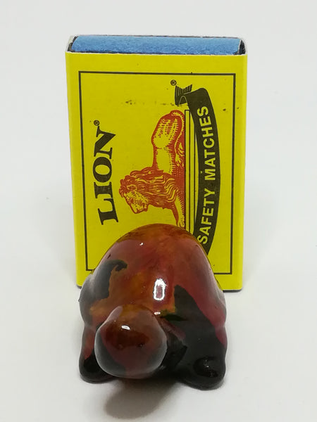 Miniature Abstract Coloured Glazed Clay Tortoise (Miniature, suitable for printer's tray)