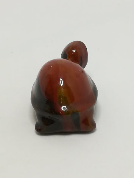 Miniature Abstract Coloured Glazed Clay Tortoise (Miniature, suitable for printer's tray)