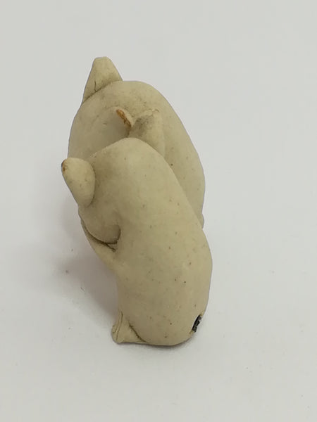 Miniature Two Shy Mice Holding Its Face (Miniature, suitable for printer's tray)