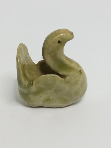 Miniature Ceramic Olive Swan (Miniature, suitable for printer's tray)