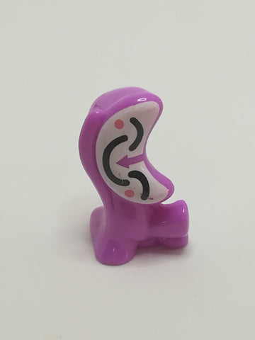 Miniature Purple Cat Smiling (Miniature, suitable for printer's tray)