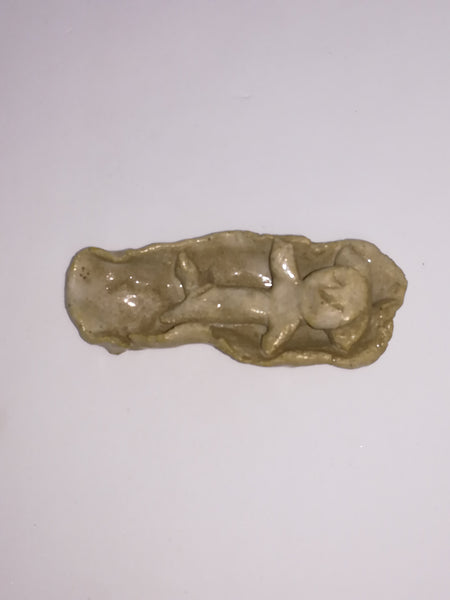 Miniature Ceramic Baby Crib (Miniature, suitable for printer's tray)