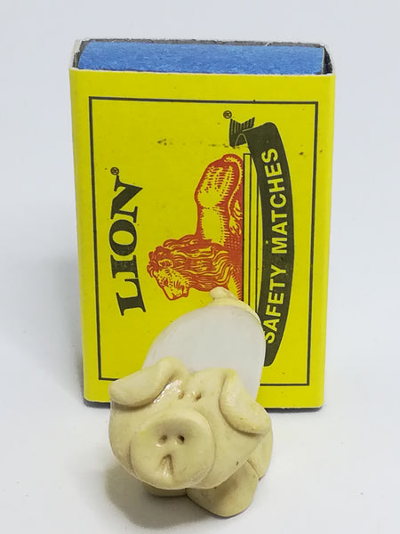 Miniature Ceramic & Stone Pig (Miniature, suitable for printer's tray)