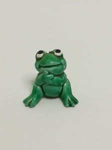 Miniature Green Frog Relaxing (Miniature, suitable for printer's tray)