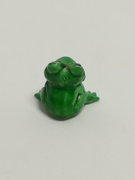Miniature Green Frog Relaxing (Miniature, suitable for printer's tray)