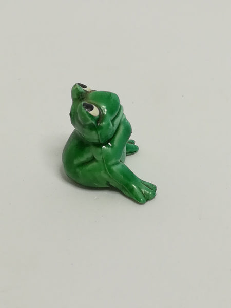 Miniature Green Frog Relaxing (Miniature, suitable for printer's tray)