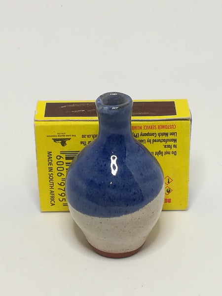 Miniature Vase Ceramic (Blue & White) (Miniature, suitable for printer's tray)