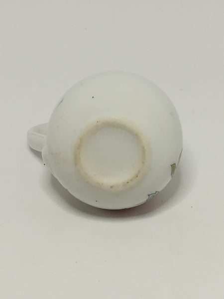 Miniature Ceramic Milk Jug with Flowers (Miniature, suitable for printer's tray)
