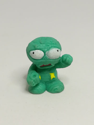 Miniature Turquoise Green Monster Big White Eye Pencil Popper (Miniature, suitable for printer's tray)