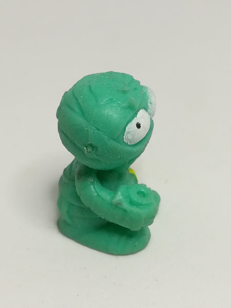 Miniature Turquoise Green Monster Big White Eye Pencil Popper (Miniature, suitable for printer's tray)