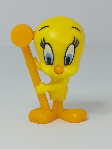 Miniature Tweety Holding Rubber Hammer (Miniature, suitable for printer's tray)