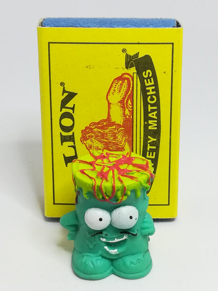 Miniature Turquoise Blue, Green & Red Pencil Popper White Big Eye & Black Moustache (Miniature, suitable for printer's tray)