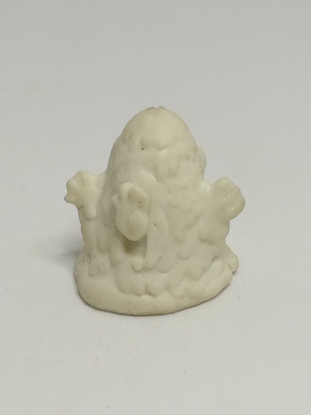Miniature White Scary Pencil Popper Pink Bow & Yellow Eye (Miniature, suitable for printer's tray)