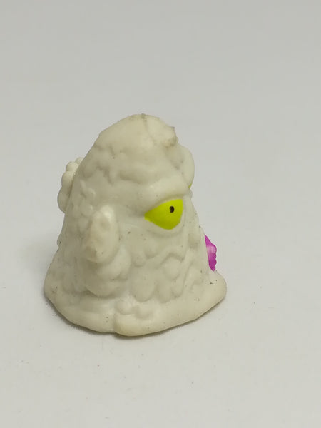 Miniature White Scary Pencil Popper Pink Bow & Yellow Eye (Miniature, suitable for printer's tray)