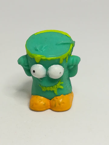Miniature Turquoise Blue, Green & Orange Shoes Pencil Popper Monster (Miniature, suitable for printer's tray)