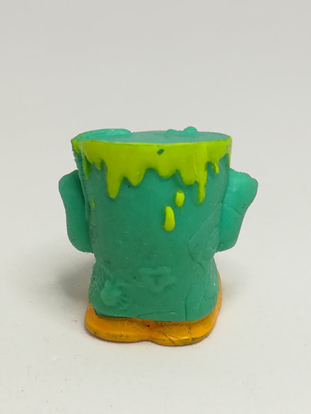 Miniature Turquoise Blue, Green & Orange Shoes Pencil Popper Monster (Miniature, suitable for printer's tray)