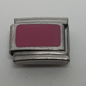 Italian Charm Fuchsia Cube Enamel (Fits Nomination Bracelet)