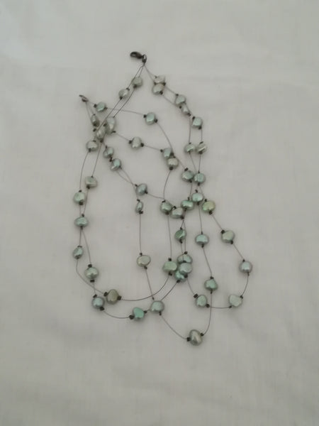 Necklace Multistrand Freshwater Pearls