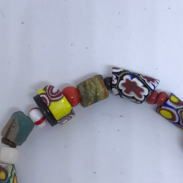 Bracelet African Trade Beads: Millefiori (Style 4)