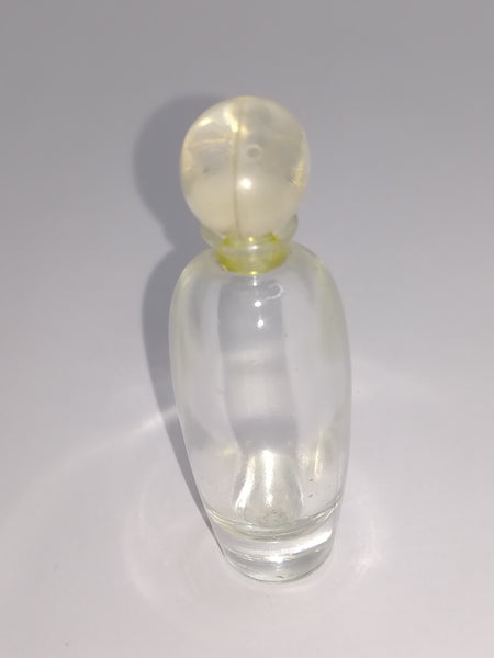 Miniature Perfume Bottle: Clear tall bottle round lid (5ml)