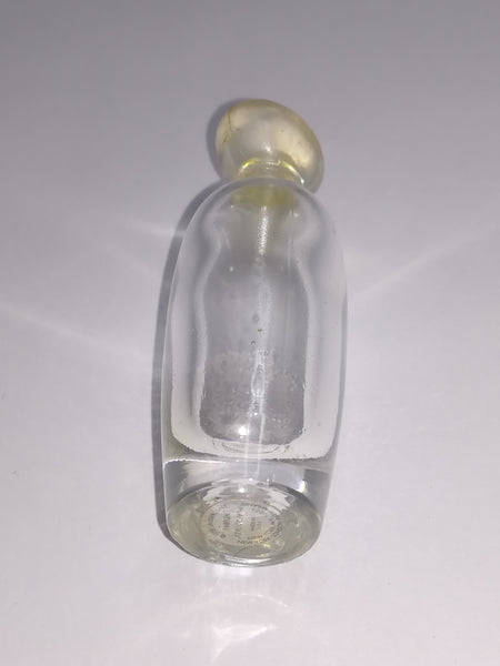 Miniature Perfume Bottle: Clear tall bottle round lid (5ml)